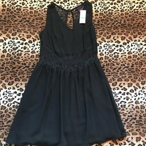 Material Girl Black Lace Dress